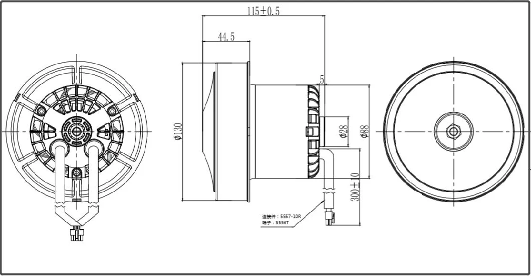 Good Quality Air Blower Powerful 500W Hand Dryer Vacuum Cleaner Motor