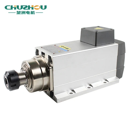 Luftkühler CNC-Fräsen Hochgeschwindigkeits-3-Phasen-Elektrospindelmotor zum Bohren von Aluminium